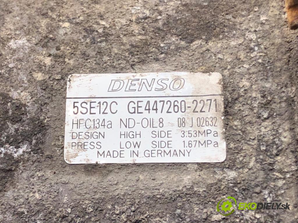 TOYOTA AVENSIS Kombi (_T25_) 2003 - 2008    1.8 (ZZT251_) 95 kW [129 KM] benzyna 2003 - 2008  kompresor klimatizace 447260-2271 (Kompresory)