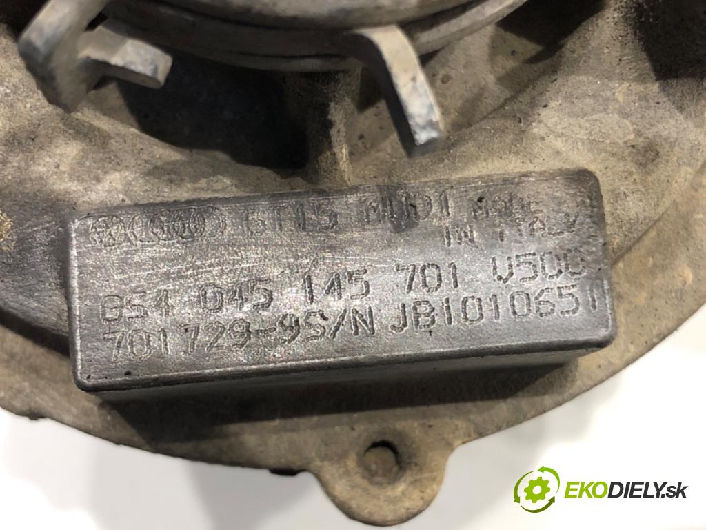 SEAT IBIZA III (6L1) 2002 - 2009    1.4 TDI 55 kW [75 KM] olej napędowy 2002 - 2005  turbo 045145701 (Turbodúchadla (kompletní))