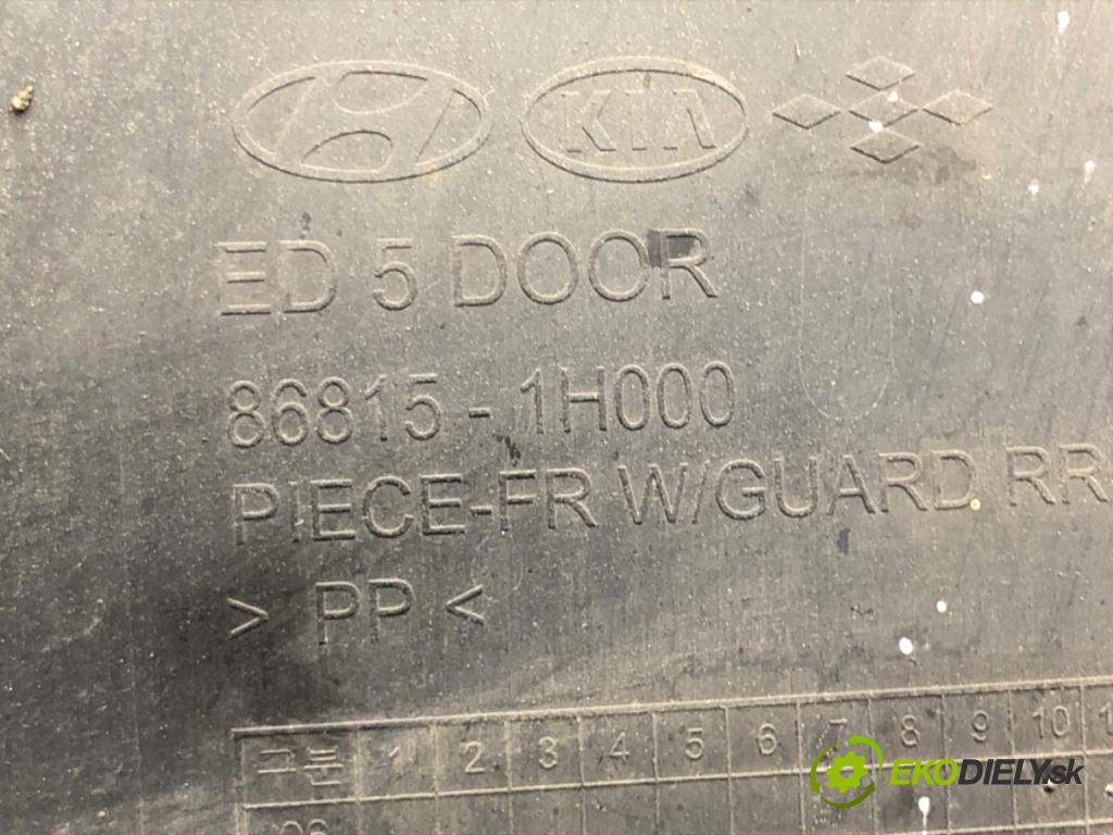 KIA CEED SW (ED) 2007 - 2012    1.6 CRDi 90 66 kW [90 KM] olej napędowy 2007 - 2012  podblatník přední část levé 86813-1H500