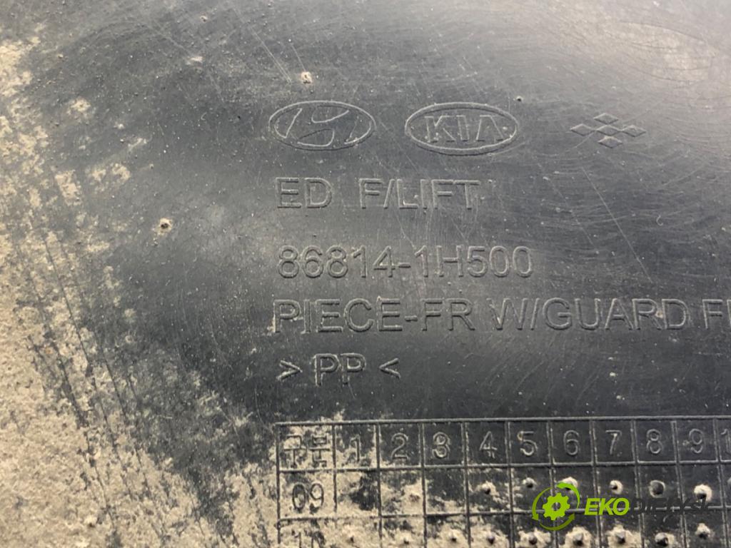 KIA CEED SW (ED) 2007 - 2012    1.6 CRDi 90 66 kW [90 KM] olej napędowy 2007 - 2012  podblatník přední část pravé 86814-1H500