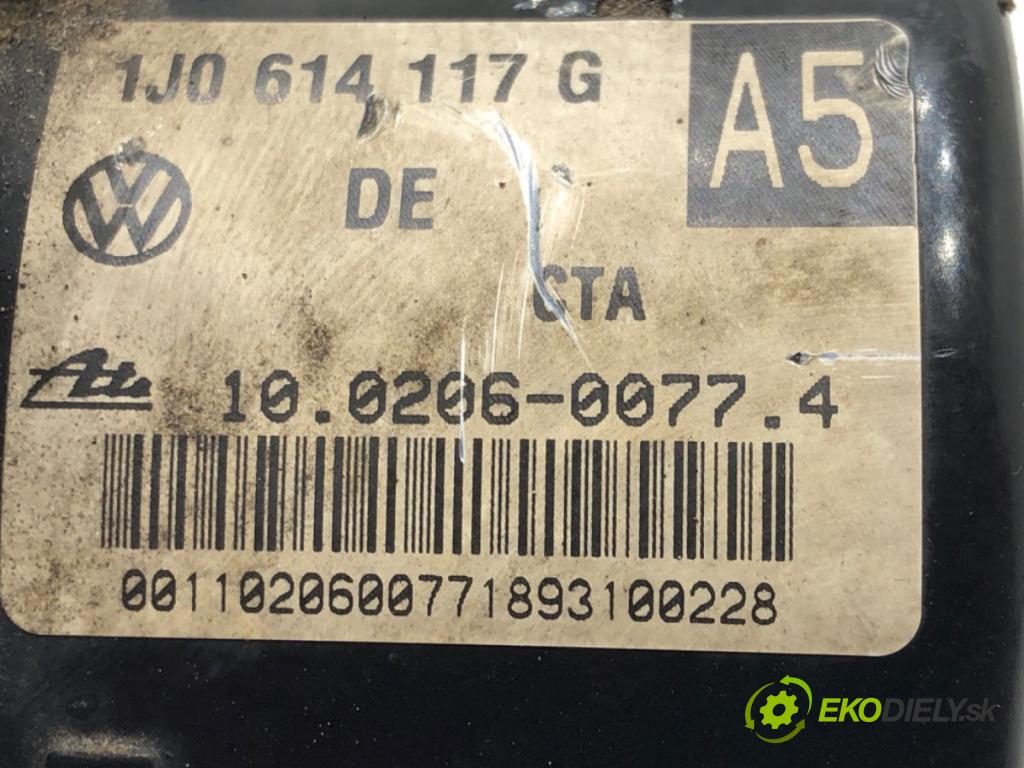 VW GOLF IV (1J1) 1997 - 2008    1.9 TDI 74 kW [101 KM] olej napędowy 2000 - 2005  Pumpa ABS 1C0907379L (Pumpy ABS)