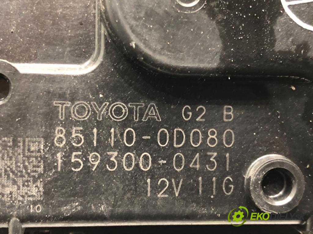 TOYOTA YARIS (_P9_) 2005 - 2014    1.4 D-4D (NLP90_) 66 kW [90 KM] olej napędowy 2005 - 2012  Mechanizmus stieračov predný 85110-0D080 (Motorčeky stieračov predné)