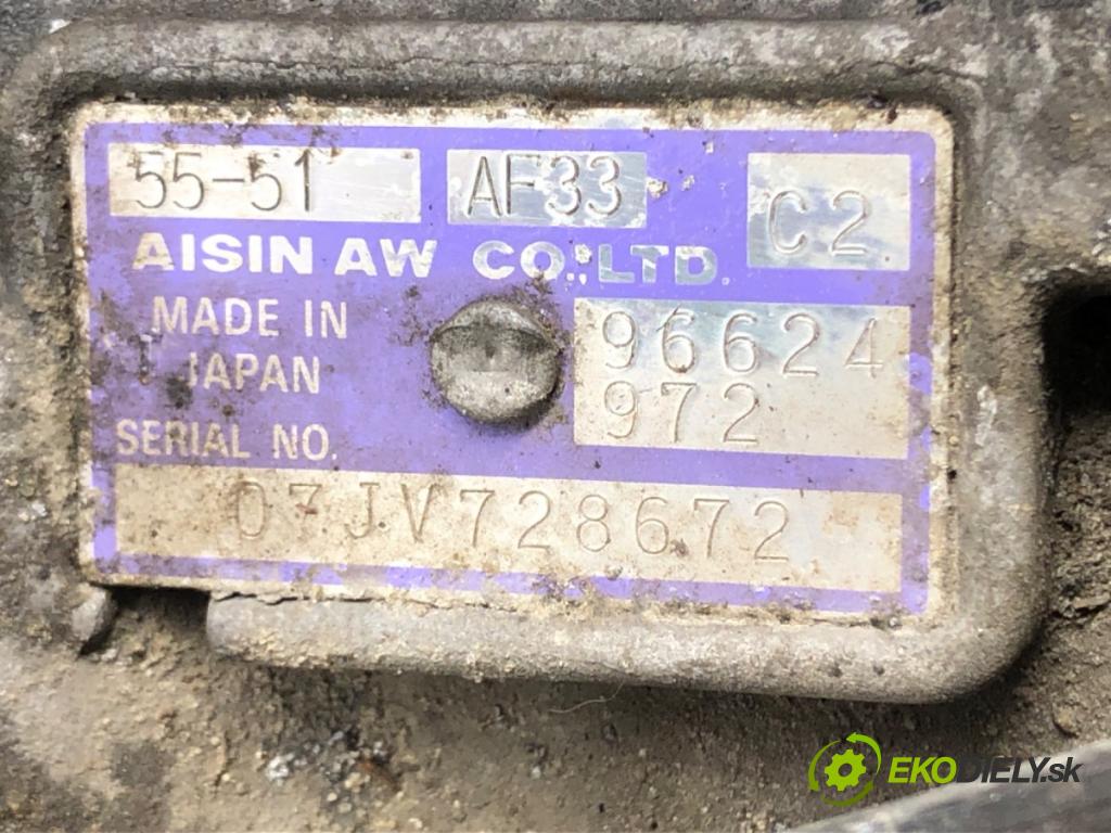 OPEL ANTARA A (L07) 2006 - 2022    2.0 CDTI 110 kW [150 KM] olej napędowy 2006 - 2011  Prevodovka 96624972 (Prevodovky)
