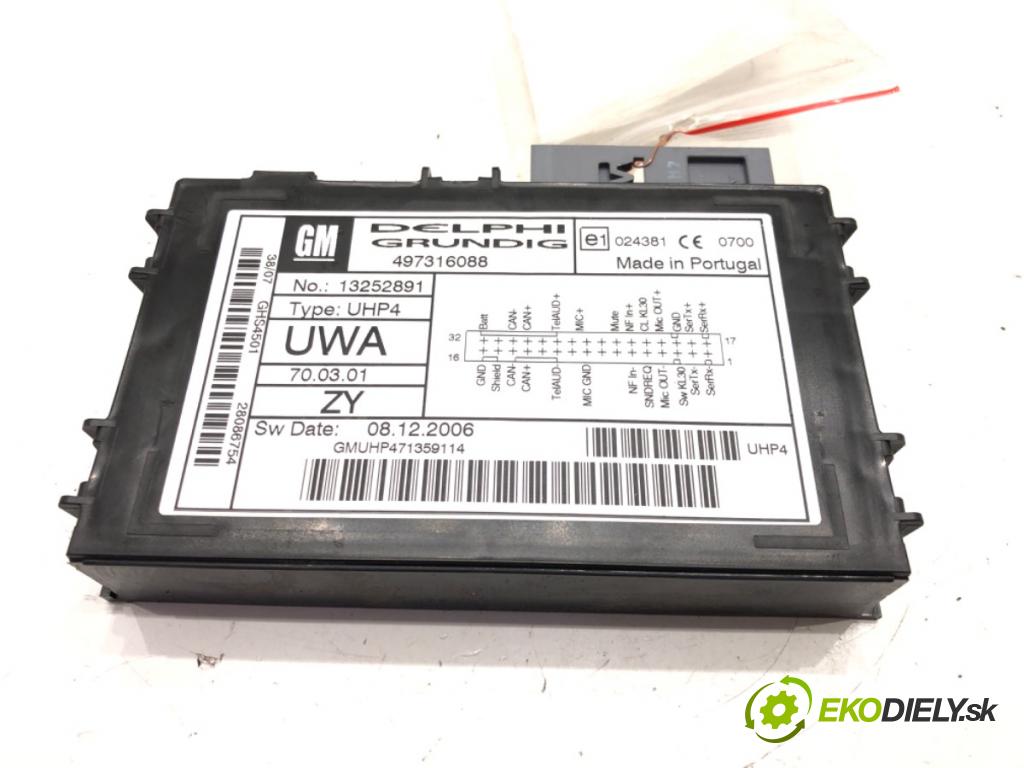 OPEL ANTARA A (L07) 2006 - 2022    2.0 CDTI 110 kW [150 KM] olej napędowy 2006 - 2011  Modul BLUETOOTH 13252891 (Ostatné)