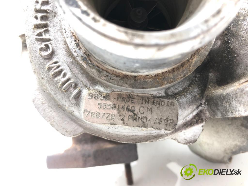 OPEL INSIGNIA A Sports Tourer (G09) 2008 - 2017    2.0 CDTI (35) 96 kW [131 KM] olej napędowy 2008 - 2015  turbo  (Turbodúchadla (kompletní))