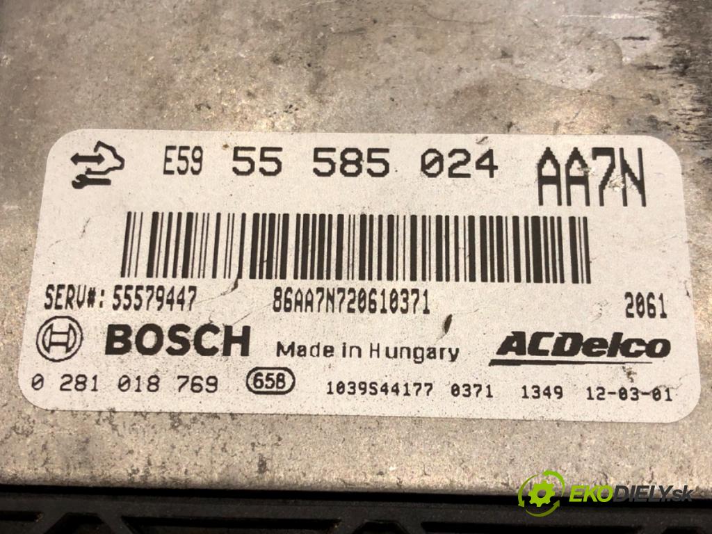 OPEL INSIGNIA A Sports Tourer (G09) 2008 - 2017    2.0 CDTI (35) 96 kW [131 KM] olej napędowy 2008 - 2015  riadiaca jednotka Motor 55585024 (Riadiace jednotky)