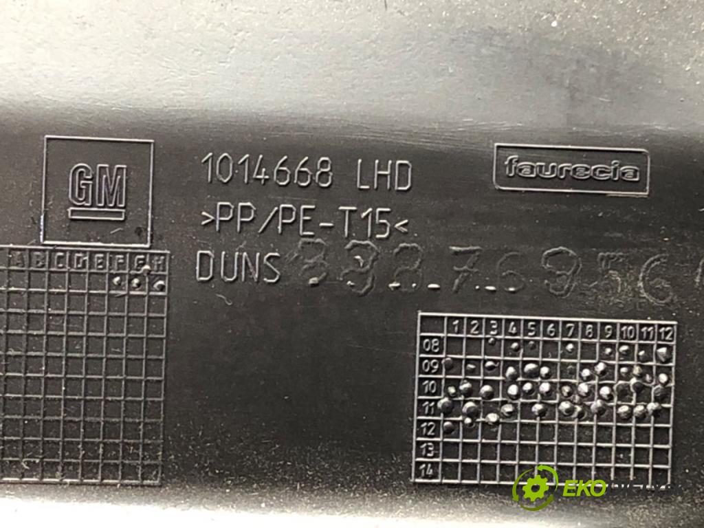 OPEL INSIGNIA A Sports Tourer (G09) 2008 - 2017    2.0 CDTI (35) 96 kW [131 KM] olej napędowy 2008 - 2015  Priehradka, kastlík spolujazdca  (Priehradky, kastlíky)