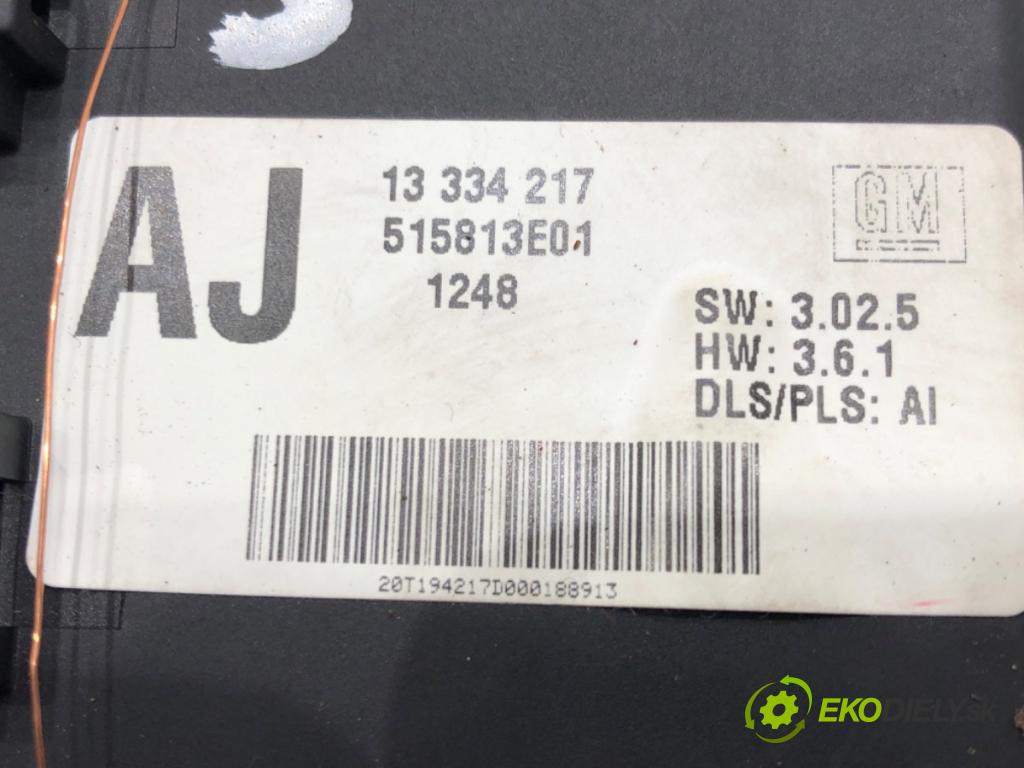 OPEL INSIGNIA A Sports Tourer (G09) 2008 - 2017    2.0 CDTI (35) 96 kW [131 KM] olej napędowy 2008 - 2015  Modul svetiel 13334217 (Ostatné)