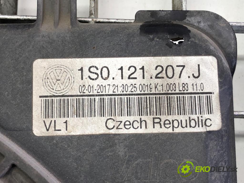 SKODA CITIGO (NF1) 2011 - 2019    1.0 44 kW [60 KM] benzyna 2011 - 2019  Ventilátor chladiča 1S0121207J (Ventilátory)