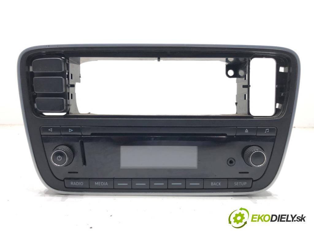 SKODA CITIGO (NF1) 2011 - 2019    1.0 44 kW [60 KM] benzyna 2011 - 2019  RADIO 1ST035867B (Audio zariadenia)