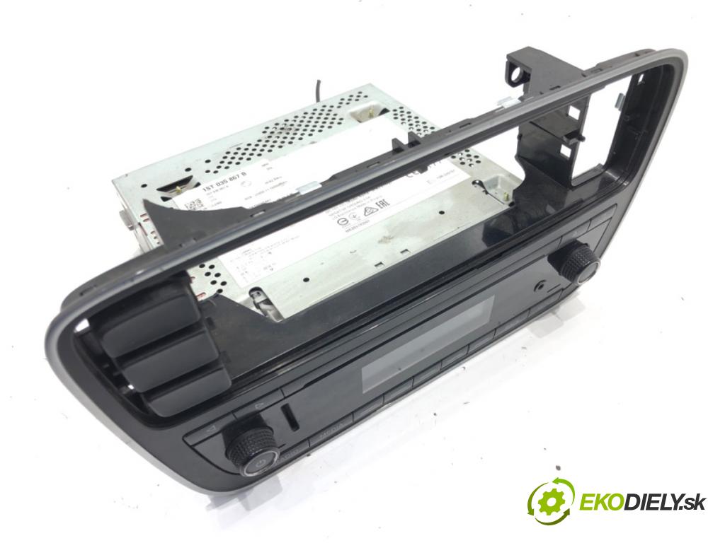 SKODA CITIGO (NF1) 2011 - 2019    1.0 44 kW [60 KM] benzyna 2011 - 2019  RADIO 1ST035867B (Audio zariadenia)