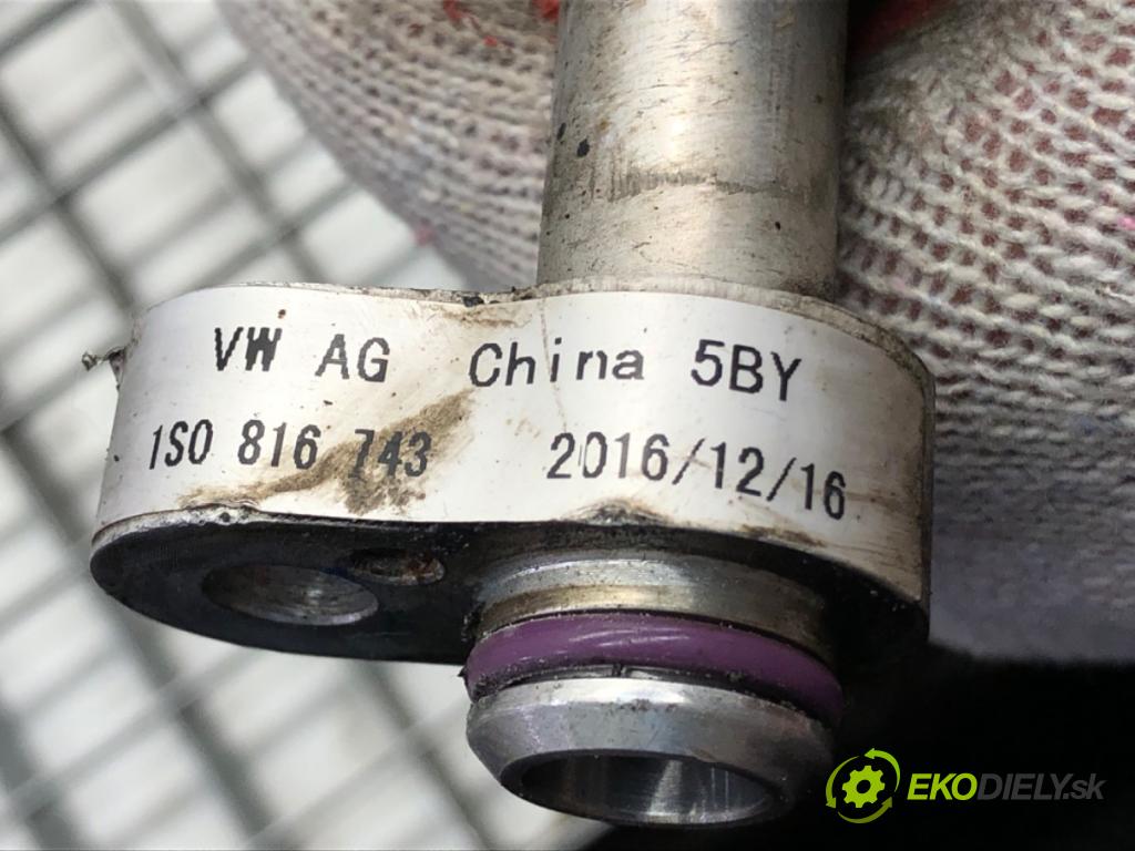 SKODA CITIGO (NF1) 2011 - 2019    1.0 44 kW [60 KM] benzyna 2011 - 2019  rúrka klimatizácie 1S0816743 (Rúrky klimatizácie)