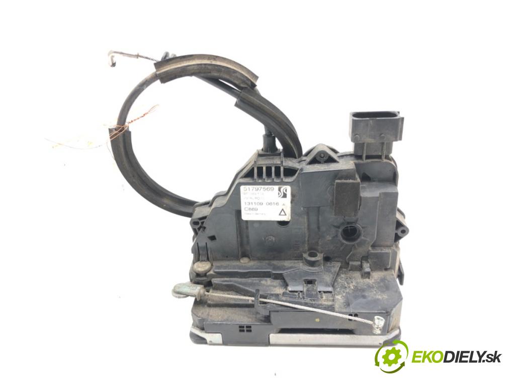 FIAT GRANDE PUNTO (199_) 2005 - 2022    1.3 D Multijet 55 kW [75 KM] olej napędowy 2005 - 2022  zámok dveře levý zadní část 51797569