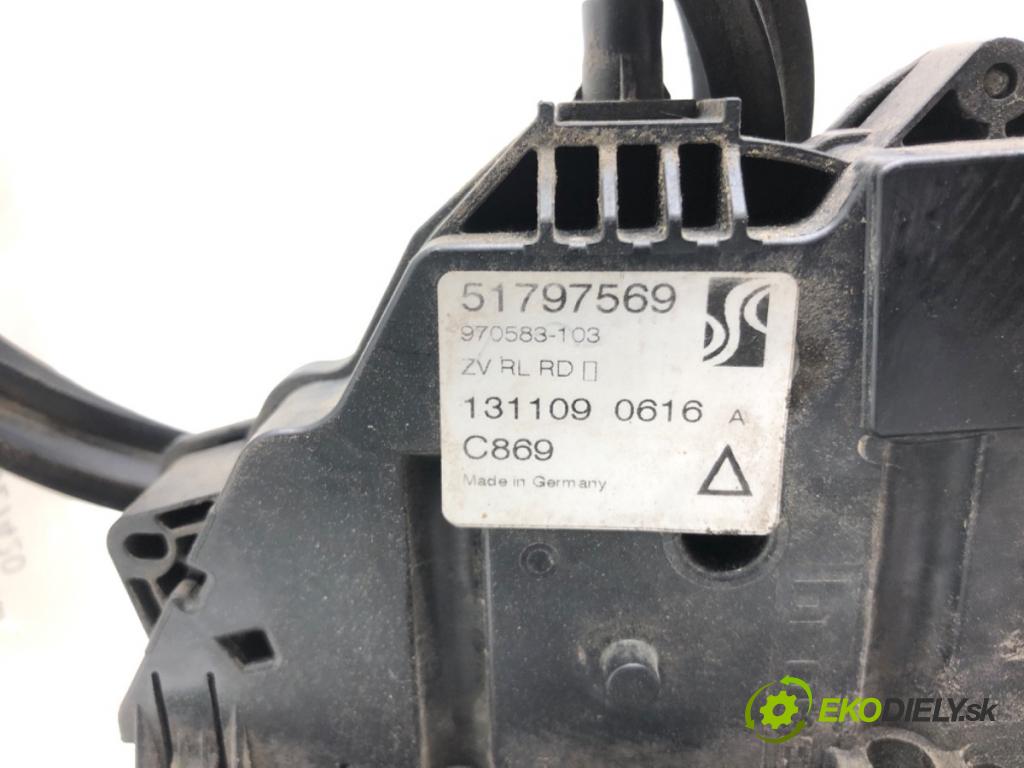 FIAT GRANDE PUNTO (199_) 2005 - 2022    1.3 D Multijet 55 kW [75 KM] olej napędowy 2005 - 2022  zámok dveře levý zadní část 51797569