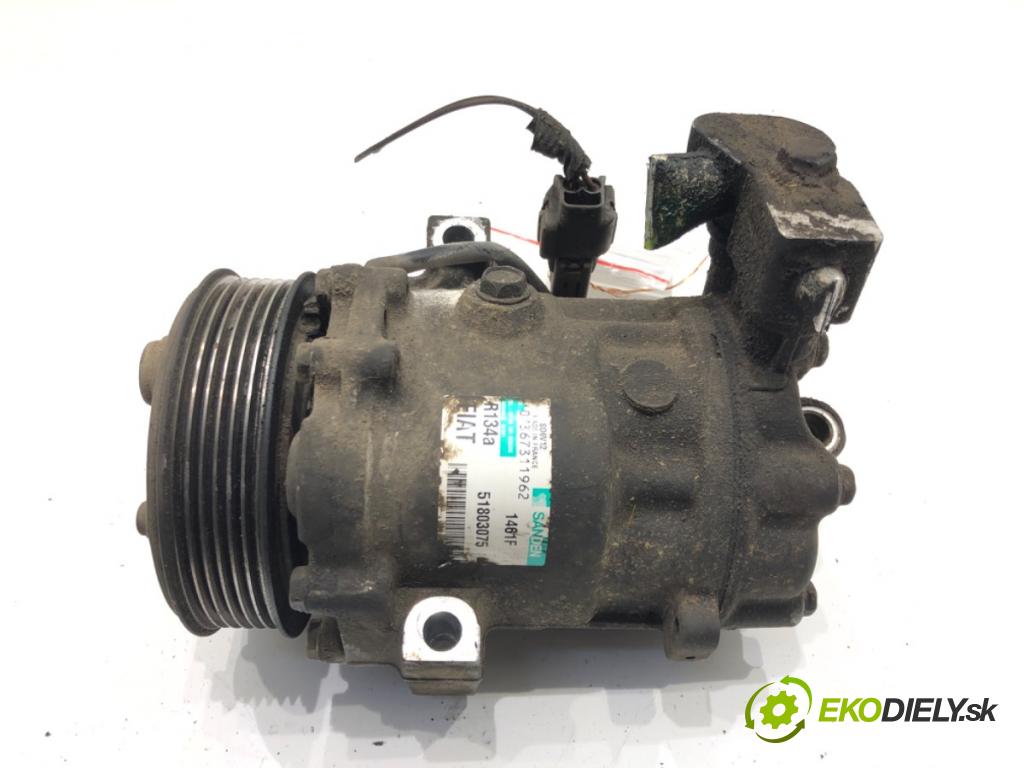 FIAT GRANDE PUNTO (199_) 2005 - 2022    1.3 D Multijet 55 kW [75 KM] olej napędowy 2005 - 2022  kompresor klimatizace 51803075 (Kompresory)