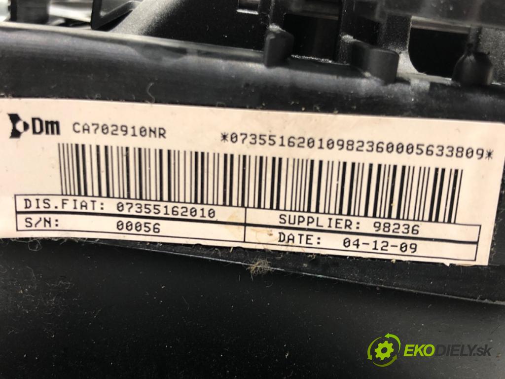 FIAT GRANDE PUNTO (199_) 2005 - 2022    1.3 D Multijet 55 kW [75 KM] olej napędowy 2005 - 2022  AirBag volantu 07355162010 (Airbagy)