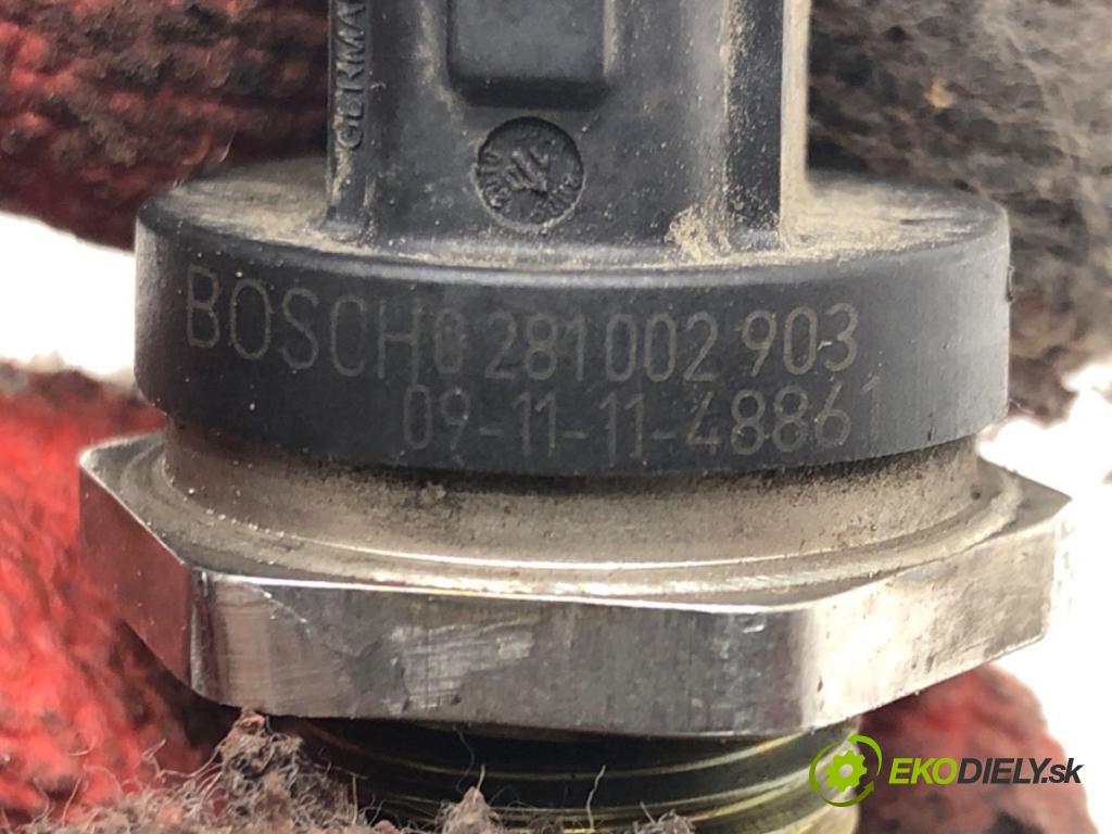 FIAT GRANDE PUNTO (199_) 2005 - 2022    1.3 D Multijet 55 kW [75 KM] olej napędowy 2005 - 2022  Snímač tlaku paliva 0281002903 (Snímače)