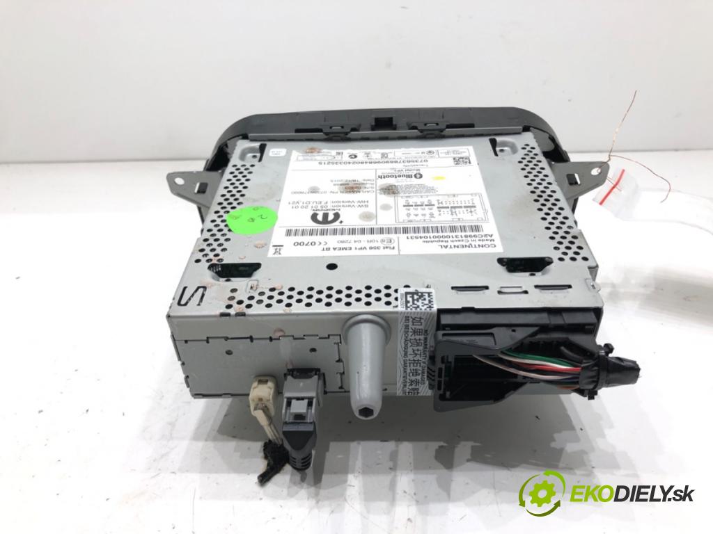 FIAT TIPO sedan (356_) 2015 - 2022    1.4 (356SXA1B) 70 kW [95 KM] benzyna 2015 - 2022  RADIO 07356378690 (Audio zariadenia)