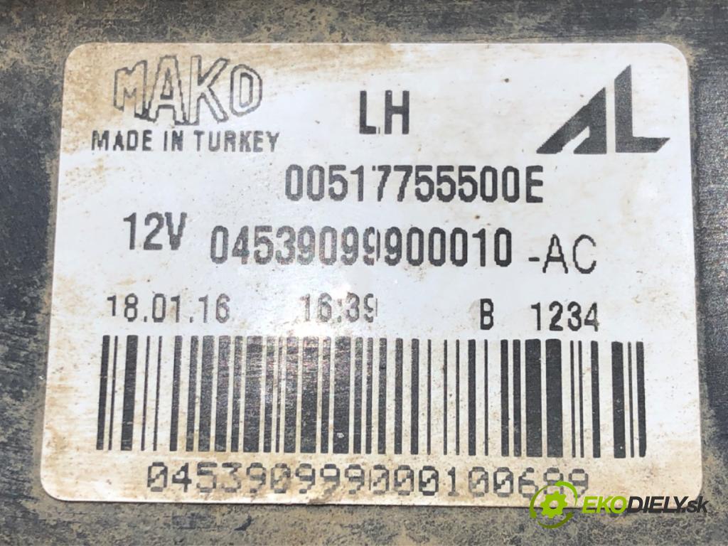 FIAT TIPO sedan (356_) 2015 - 2022    1.4 (356SXA1B) 70 kW [95 KM] benzyna 2015 - 2022  hmlové svetlo, hmlovka levý 00517755500E (Ostatné)