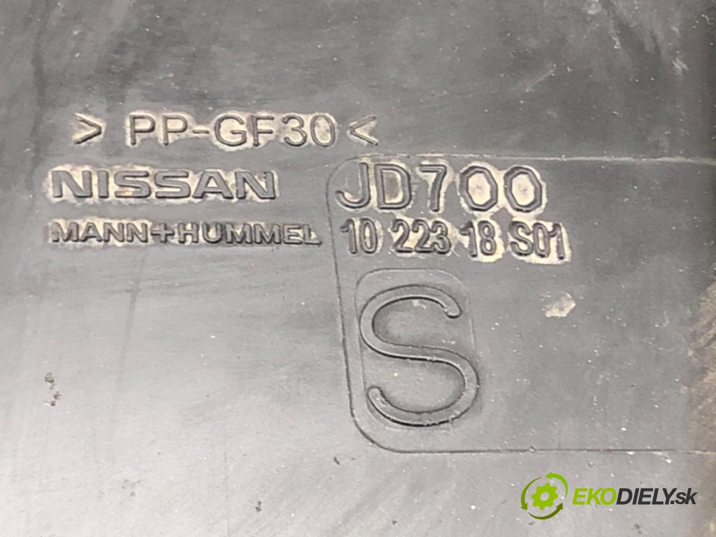 NISSAN QASHQAI / QASHQAI +2 I (J10, NJ10, JJ10E) 2006 - 2014    2.0 dCi 110 kW [150 KM] olej napędowy 2007 - 2013  Obal filtra vzduchu 1022318S01 (Obaly filtrov vzduchu)
