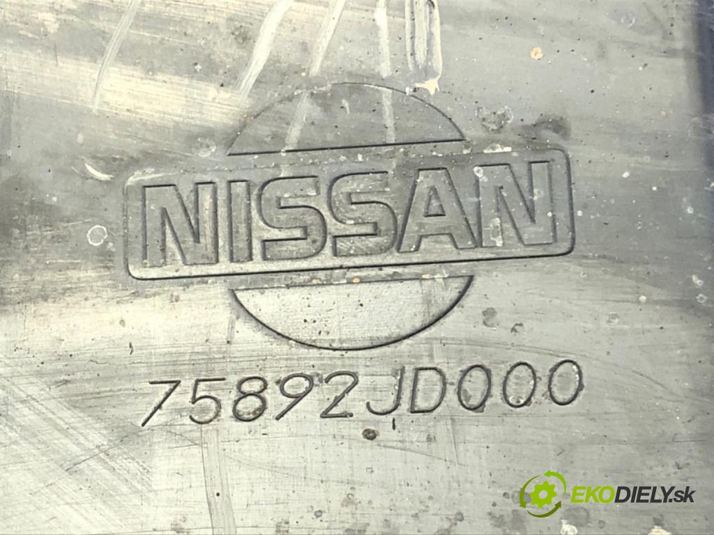 NISSAN QASHQAI / QASHQAI +2 I (J10, NJ10, JJ10E) 2006 - 2014    2.0 dCi 110 kW [150 KM] olej napędowy 2007 - 2013  clona pod nárazník přední část 75892JD000
