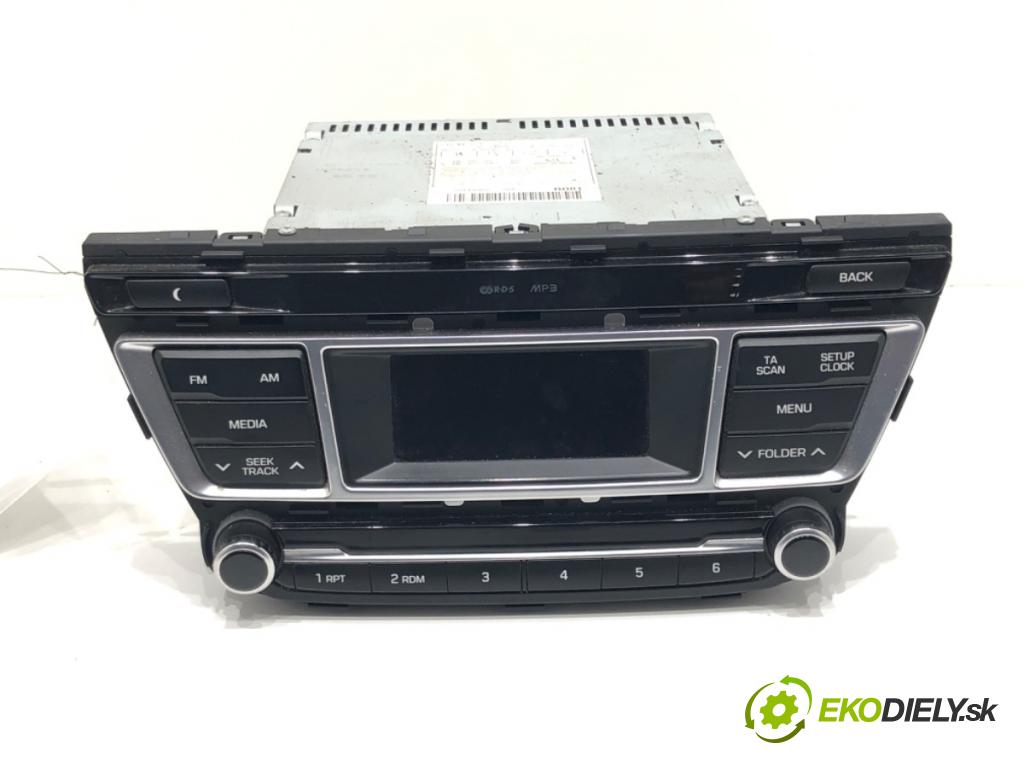 HYUNDAI i20 II (GB, IB) 2014 - 2022    1.1 CRDi 55 kW [75 KM] olej napędowy 2014 - 2022  RADIO 96170C80000SDH (Audio zariadenia)