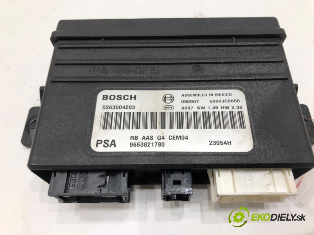 CITROEN C5 III Break (RW_) 2008 - 2022    2.0 HDi 100 kW [136 KM] olej napędowy 2008 - 2022  Modul PDC 9663821780 (Ostatné)