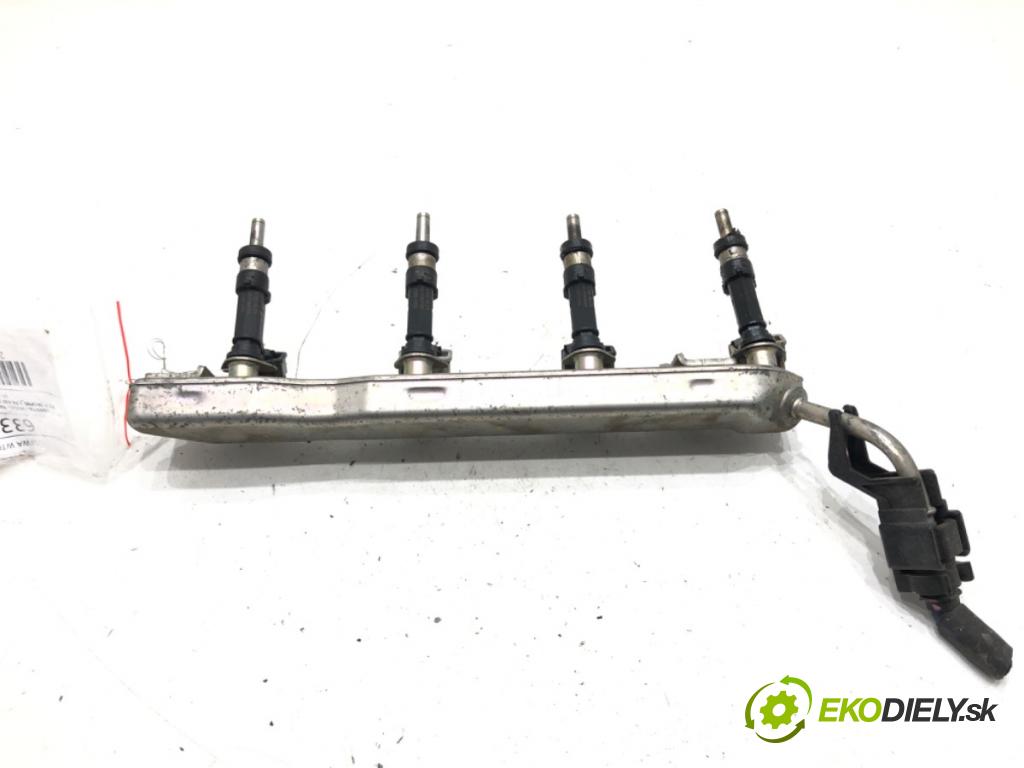 TOYOTA YARIS (_P9_) 2005 - 2014    1.33 VVT-i (NSP90_) 74 kW [100 KM] benzyna 2008 - 2011  Lišta vstrekovacia  (Vstrekovacie lišty)