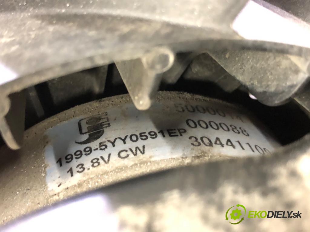 PEUGEOT 308 SW II (LC_, LJ_, LR_, LX_, L4_) 2014 - 2021    1.6 BlueHDi 100 73 kW [99 KM] olej napędowy 2014 - 2021  Ventilátor chladiča 5YY0591EP (Ventilátory)