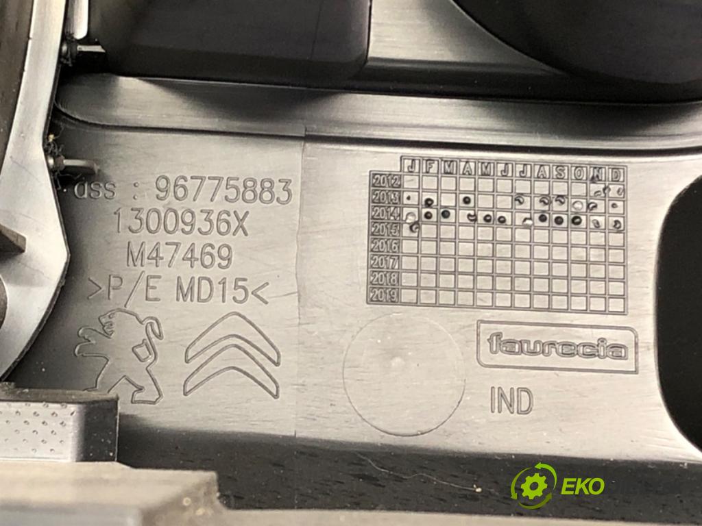 PEUGEOT 308 SW II (LC_, LJ_, LR_, LX_, L4_) 2014 - 2021    1.6 BlueHDi 100 73 kW [99 KM] olej napędowy 2014 - 2021  Tunel stredový 96775883 (Stredový tunel / panel)