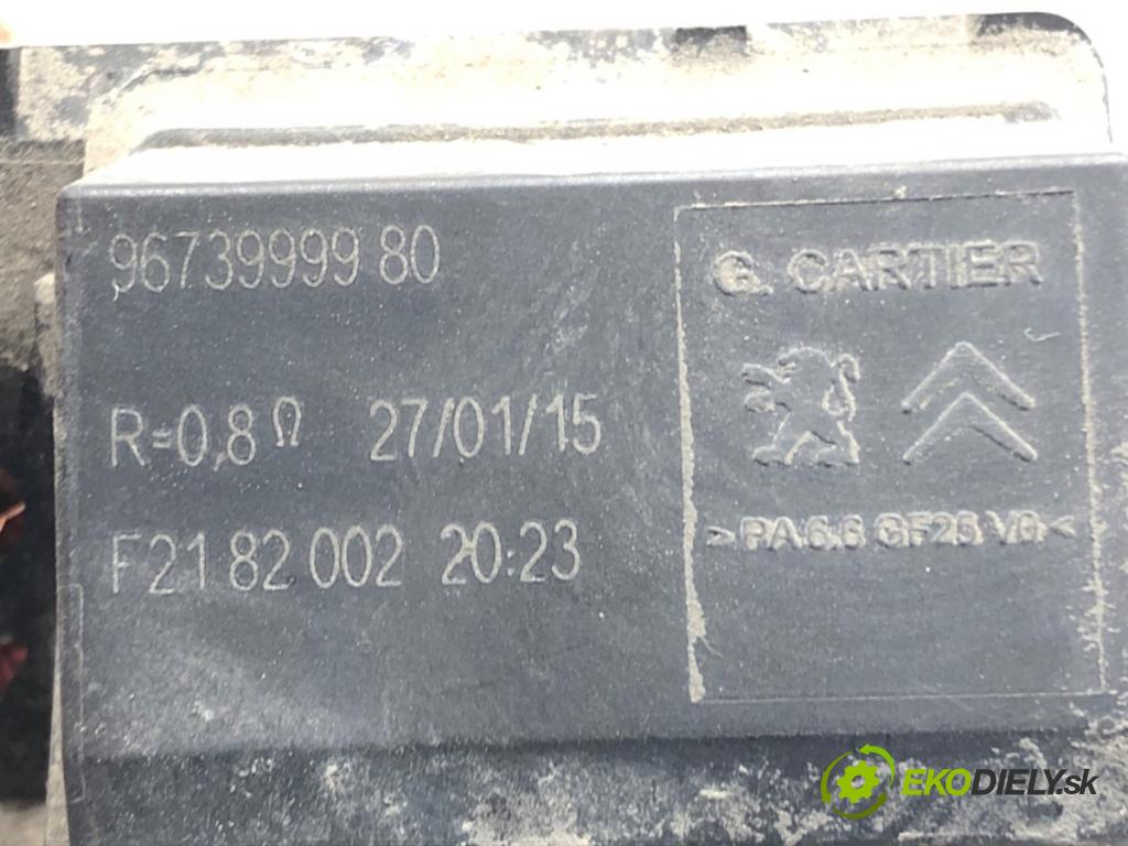 PEUGEOT 308 SW II (LC_, LJ_, LR_, LX_, L4_) 2014 - 2021    1.6 BlueHDi 100 73 kW [99 KM] olej napędowy 2014 - 2021  Odpor, rezistor kúrenia vzduchu 9673999980 (Odpory (rezistory) kúrenia)