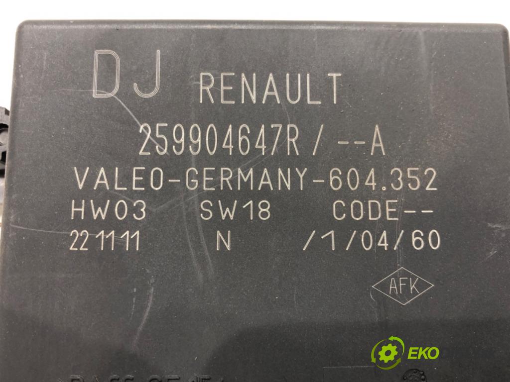 RENAULT LAGUNA III (BT0/1) 2007 - 2015    2.0 dCi (BT07, BT0J, BT14, BT1A, BT1S) 96 kW [131 KM] olej napędowy 2007 - 2015  Modul PDC 259904647R (Ostatné)