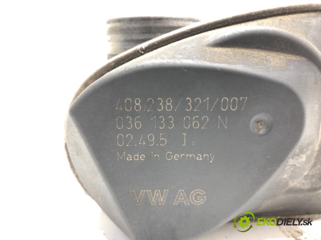 SEAT IBIZA III (6L1) 2002 - 2009    1.4 16V 55 kW [75 KM] benzyna 2002 - 2007  Škrtiaca klapka 036133062N (Škrtiace klapky)