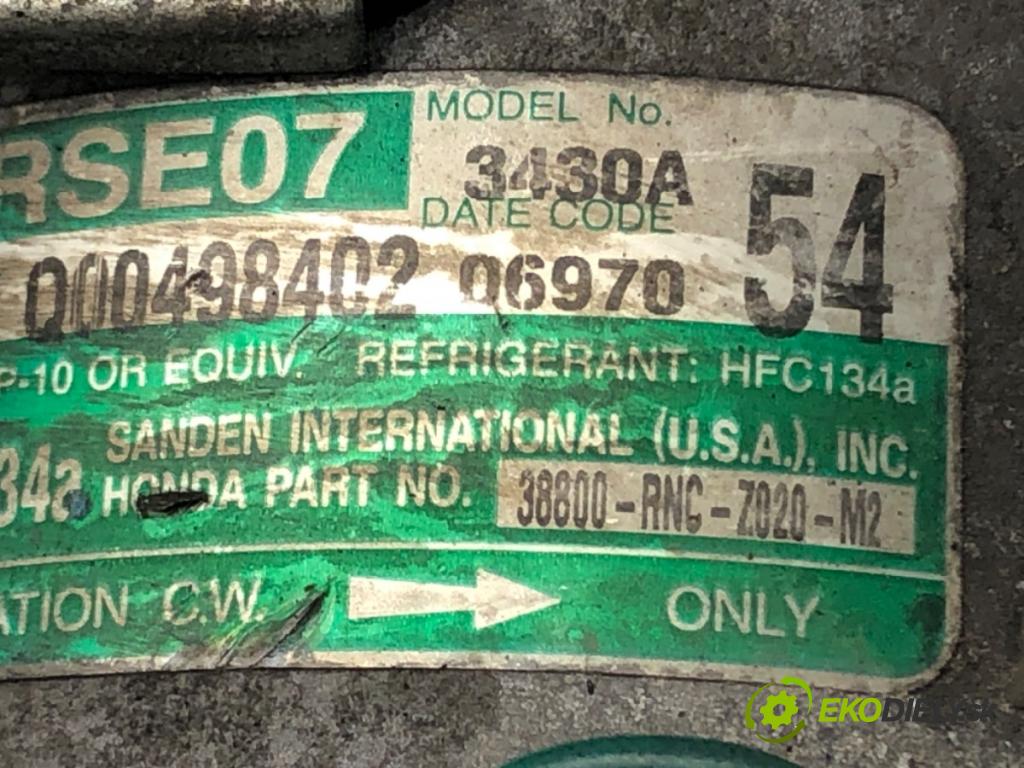 HONDA CIVIC VIII sedan (FD, FA) 2005 - 2022    1.8 (FD1, FD7) 103 kW [140 KM] benzyna 2005 - 2012  kompresor klimatizace 38800-RNC-Z020-M2 (Kompresory)