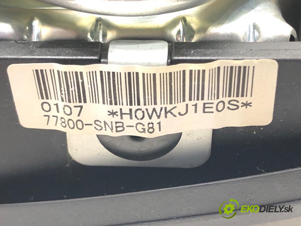 HONDA CIVIC VIII sedan (FD, FA) 2005 - 2022    1.8 (FD1, FD7) 103 kW [140 KM] benzyna 2005 - 2012  AirBag volantu 77800-SNB-G81 (Airbagy)