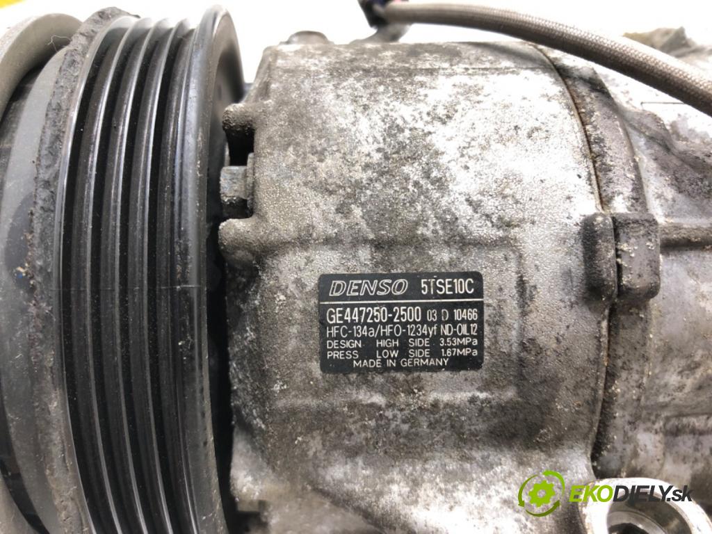 TOYOTA YARIS (_P13_) 2010 - 2022    1.5 (NSP131_) 82 kW [112 KM] benzyna 2017 - 2022  kompresor klimatizace 447250-2500 (Kompresory)