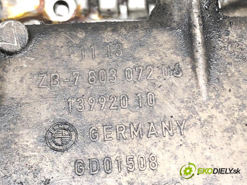 BMW X3 (E83) 2003 - 2011    xDrive 20 d 130 kW [177 KM] olej napędowy 2008 - 2010  MISKA: olejová 7803072 (Olejové vane)