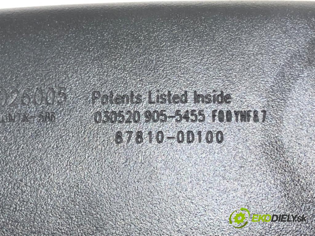 TOYOTA YARIS (_P13_) 2010 - 2022    1.5 (NSP131_) 82 kW [112 KM] benzyna 2017 - 2022  zpětné zrcátko vnitřní 87810-0D100 (Světla vnitřní)