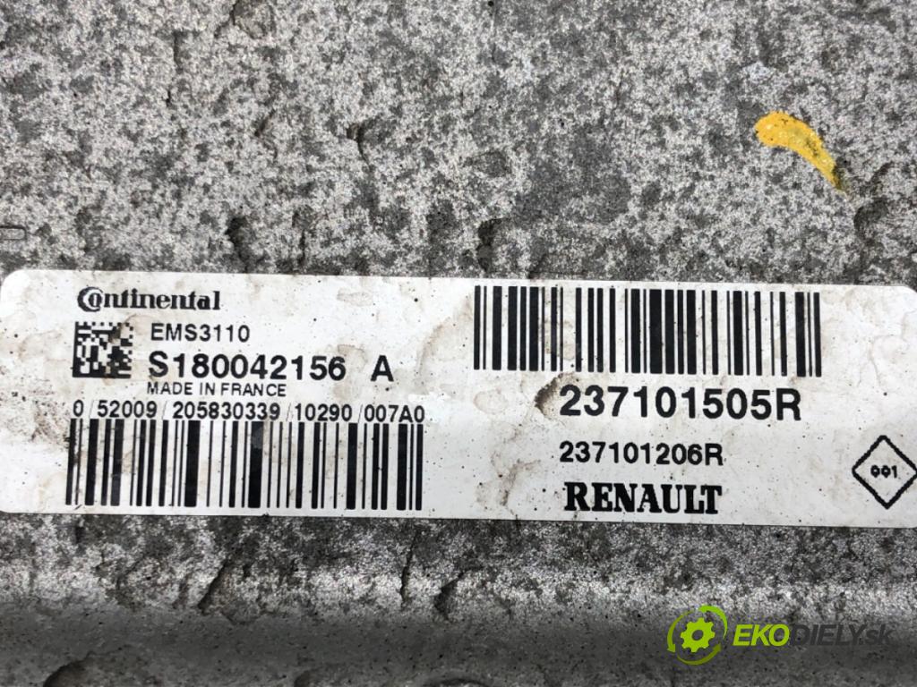 RENAULT CLIO III (BR0/1, CR0/1) 2005 - 2014    1.2 16V (BR02, BR0J, BR11, CR02, CR0J, CR11) 55 kW [75 KM] benzyna 2005 - 2014  riadiaca jednotka Motor 237101505R (Riadiace jednotky)
