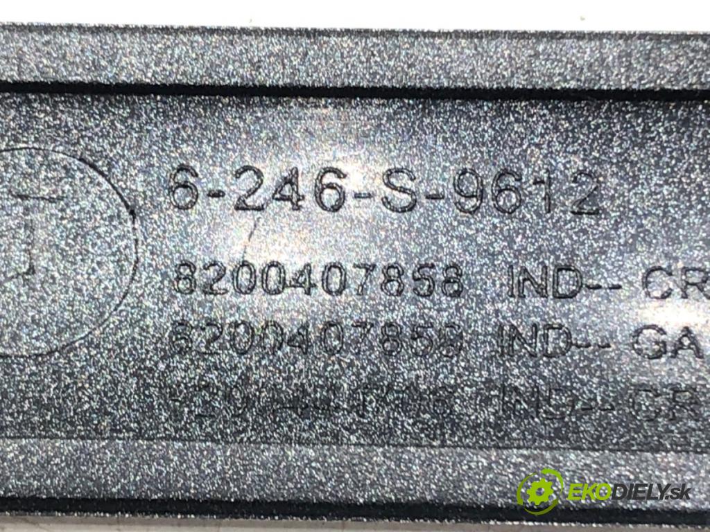 RENAULT CLIO III (BR0/1, CR0/1) 2005 - 2014    1.2 16V (BR02, BR0J, BR11, CR02, CR0J, CR11) 55 kW [75 KM] benzyna 2005 - 2014  lišty kryt 8200407858 (Lišty)