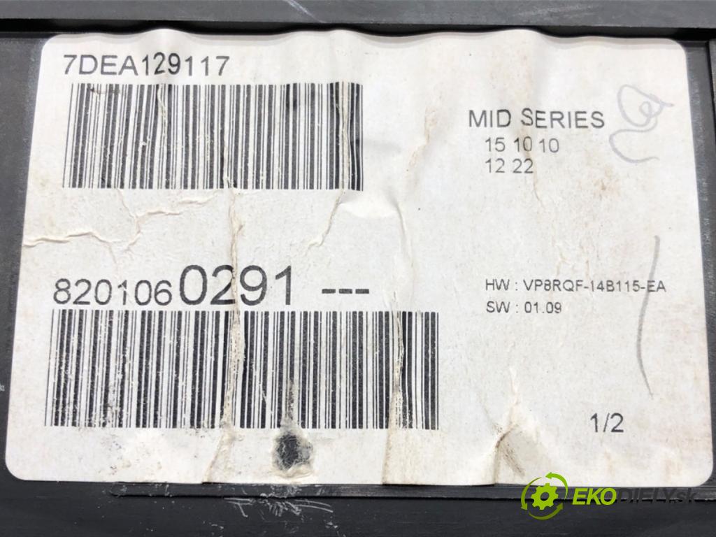RENAULT CLIO III (BR0/1, CR0/1) 2005 - 2014    1.2 16V (BR02, BR0J, BR11, CR02, CR0J, CR11) 55 kW [75 KM] benzyna 2005 - 2014  Prístrojovka 8201060291 (Prístrojové dosky, displeje)