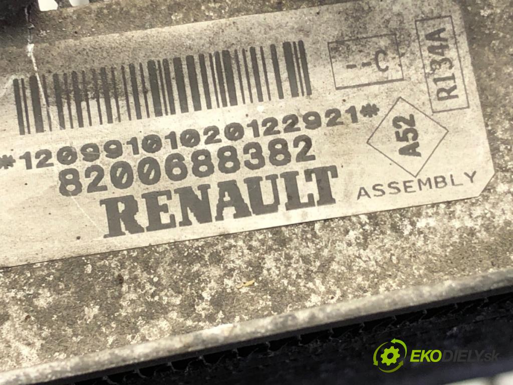 RENAULT CLIO III (BR0/1, CR0/1) 2005 - 2014    1.2 16V (BR02, BR0J, BR11, CR02, CR0J, CR11) 55 kW [75 KM] benzyna 2005 - 2014  chladič vody 8200688382 (Chladiče vody)
