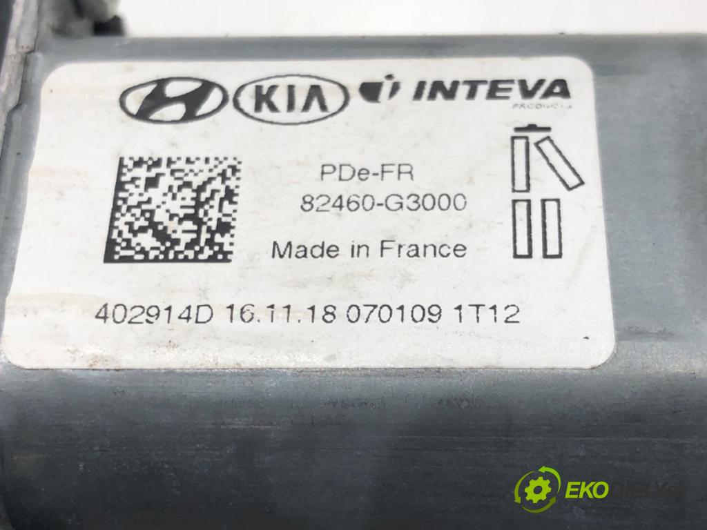 HYUNDAI i30 (PDE, PD, PDEN) 2016 - 2022    1.4 MPI 74 kW [100 KM] benzyna 2016 - 2022  motorek sťahovaní okna přední část pravý 82460-G3000 (Ostatné)