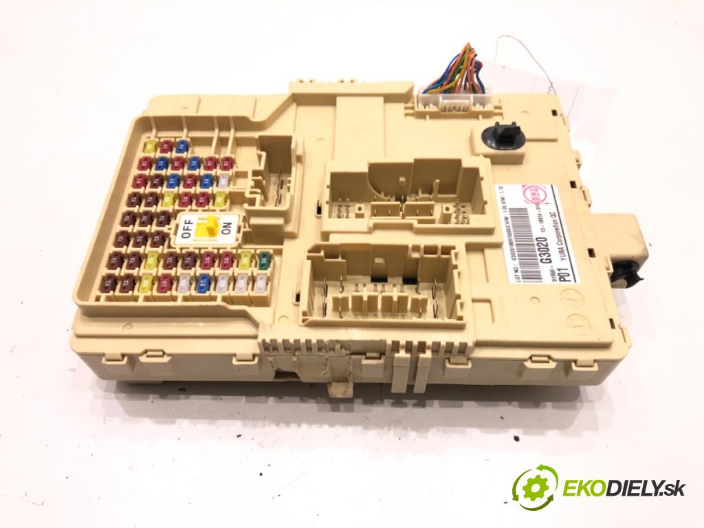 HYUNDAI i30 (PDE, PD, PDEN) 2016 - 2022    1.4 MPI 74 kW [100 KM] benzyna 2016 - 2022  modul BSI 91950-G3020 (Pojistkové skříňky)