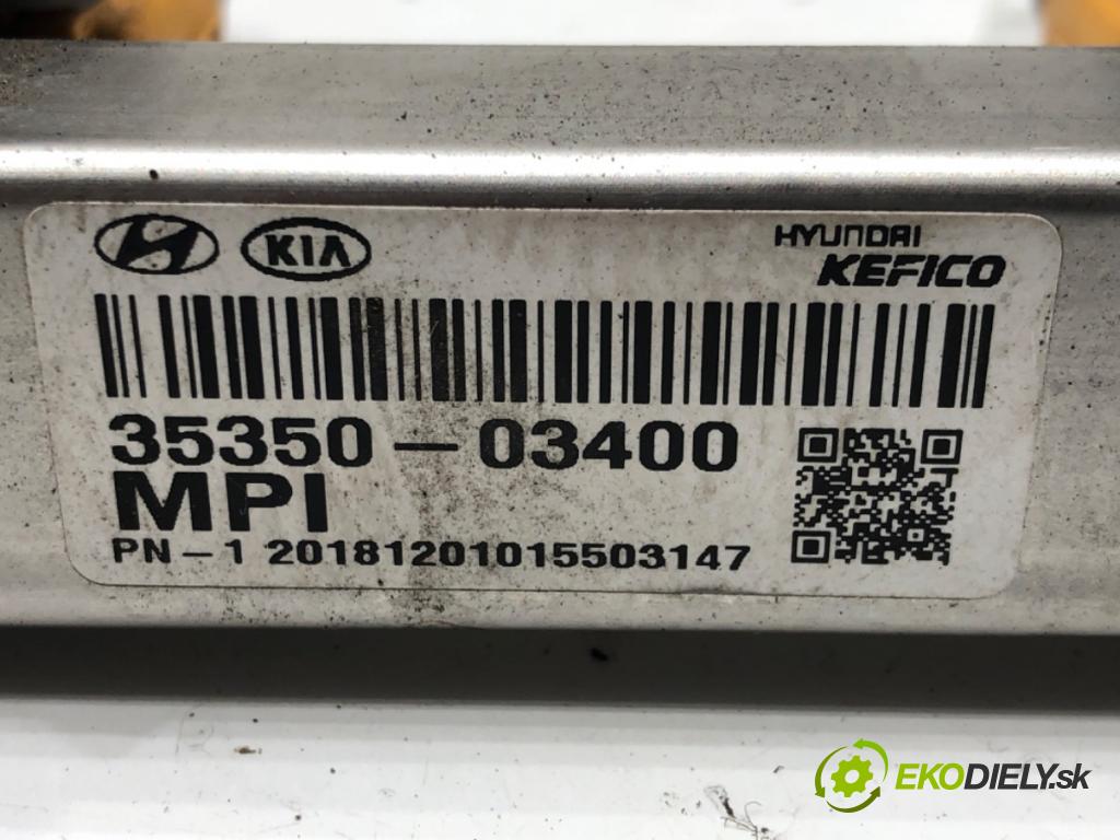 HYUNDAI i30 (PDE, PD, PDEN) 2016 - 2022    1.4 MPI 74 kW [100 KM] benzyna 2016 - 2022  Lišta vstrekovacia 35350-03400 (Vstrekovacie lišty)