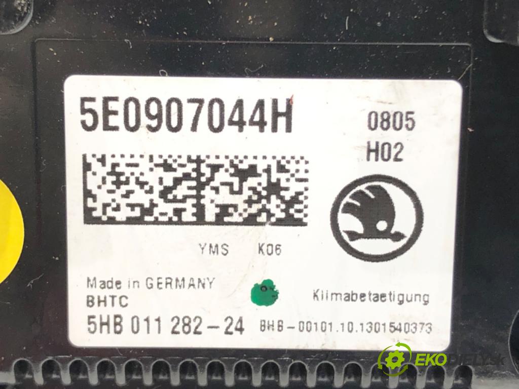 SKODA OCTAVIA III Combi (5E5, 5E6) 2012 - 2022    2.0 TDI 110 kW [150 KM] olej napędowy 2012 - 2022  Panel ovládania kúrenia 5E0907044H (Prepínače, spínače, tlačidlá a ovládače kúrenia)