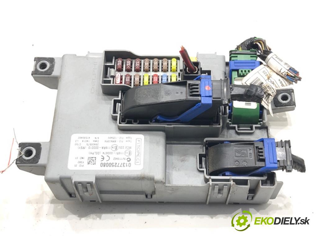 CITROEN NEMO Nadwozie pełne/minivan (AA_) 2008 - 2022    1.3 HDi 75 55 kW [75 KM] olej napędowy 2010 - 2022  modul BSI 01377250080 (Pojistkové skříňky)