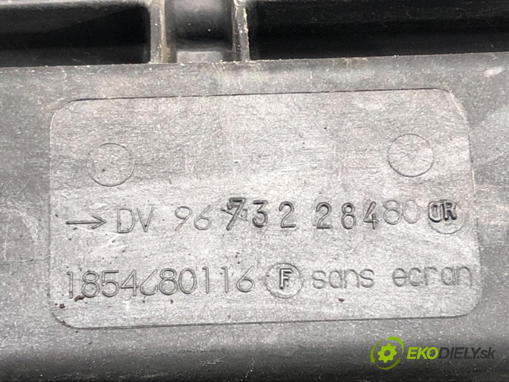 CITROEN C3 II (SC_) 2009 - 2022    1.4 HDi 70 50 kW [68 KM] olej napędowy 2009 - 2022  držák přední část 9673228480 (Výztuhy přední)