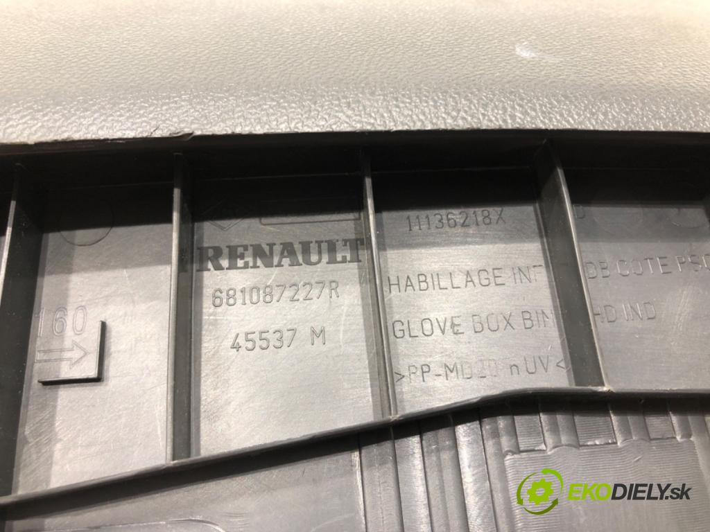 RENAULT CLIO IV (BH_) 2012 - 2022    1.5 dCi 110 81 kW [110 KM] olej napędowy 2016 - 2022  Priehradka, kastlík spolujazdca  (Priehradky, kastlíky)