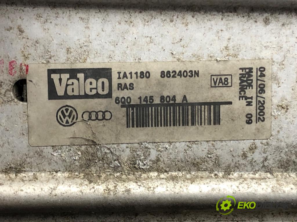 VW POLO (9N_, 9A_) 2001 - 2014    1.4 TDI 55 kW [75 KM] olej napędowy 2001 - 2005  intercooler 6Q0145804A (Chladiče nasávaného vzduchu (intercoolery))